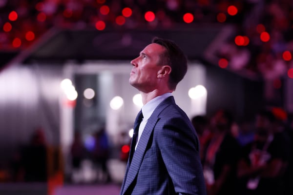 Former Falcons quarterback Matt Ryan, going into the Ring of Honor in 2024.