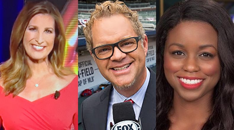 11Alive's Cheryl Preheim, Bally Sports' Paul Byrd and CBS46's Ashley Thompson are among the Southeast Emmy winners in 2021. (Credit: PUBLICITY PHOTOS)