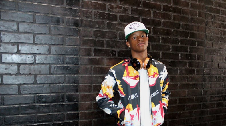 Atlanta rapper Silento (aka Ricky Lamar Hawk), shown in 2015 at age 17, has more than 47 million views of his song "Watch Me (Whip/ Nae Nae) on YouTube. Photo: Melissa Ruggieri/AJC