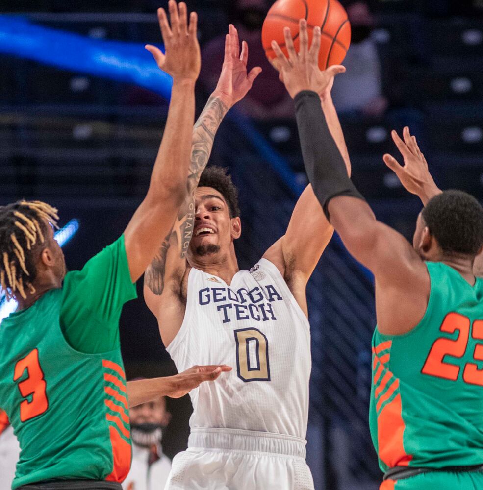 G TECH V FAMU BBALL
