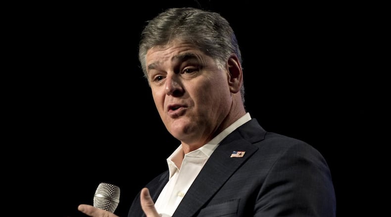 Fox News and radio host Sean Hannity addresses a religious broadcasters’ conference last year in Orlando. Hannity has amassed a large real estate portfolio through companies based in Georgia. (Brian Cahn/Zuma Press/TNS)