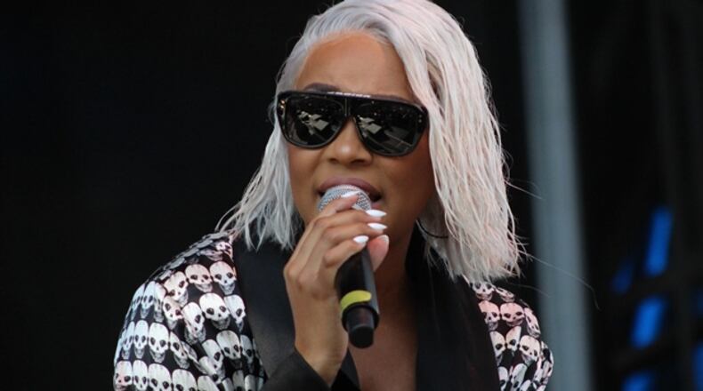 Atlanta singer Monica played a sweet and soulful set at One Musicfest in 2019. Photo: Melissa Ruggieri/AJC