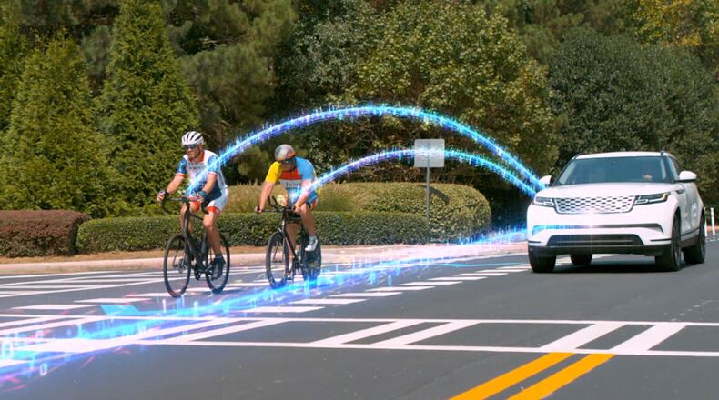 Peachtree Corners and Audi of America recently announced a collaboration to advance cellular vehicle-to-everything (C-V2X) deployment as part of the city’s Curiosity Lab ecosystem to improve roadway safety. (Courtesy Peachtree Corners Curiosity Lab)