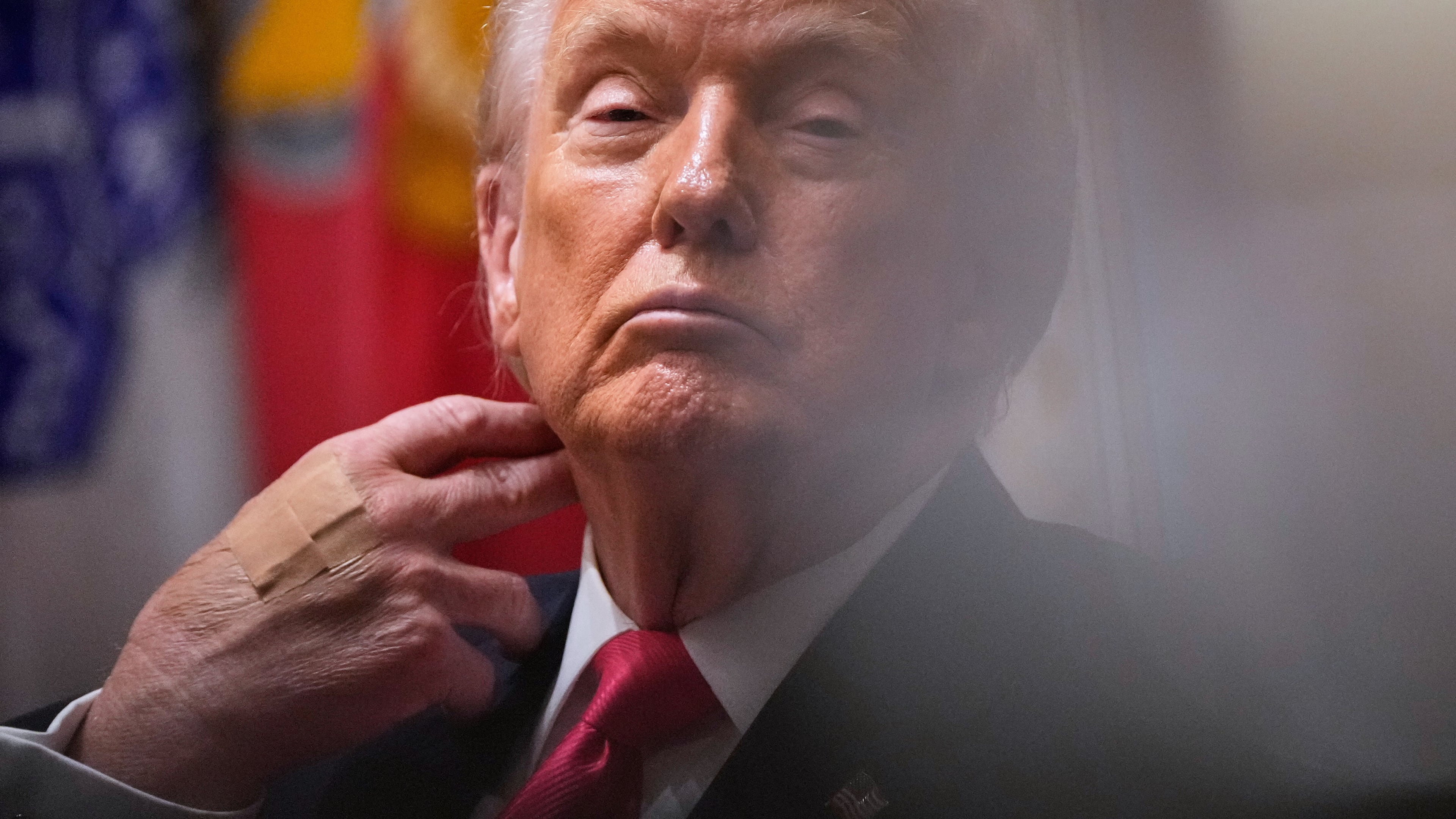 President Donald Trump listens during a Cabinet meeting at the White House, Tuesday, Dec. 2, 2025, in Washington. (AP Photo/Julia Demaree Nikhinson)