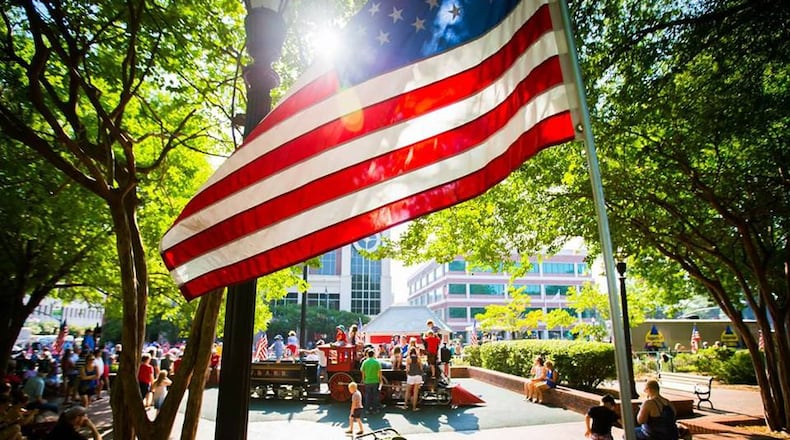 Between 3:25 a.m. and 6 a.m., Glover Park on the Marietta Square will be closed to the public. (Courtesy of Marietta)