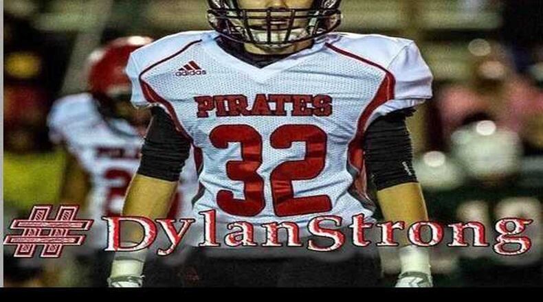 Pike County High School officials posted this picture of Dylan Thomas on its website. Thomas, 17, died Sept. 30, 2018, two days after suffering an injury on the football field.