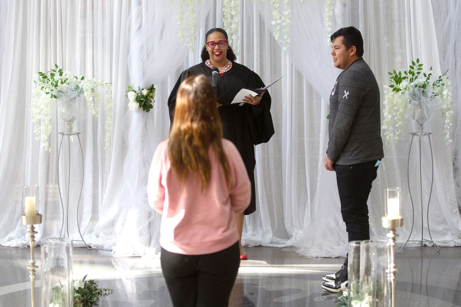free wedding ceremonies on Monday, February 14