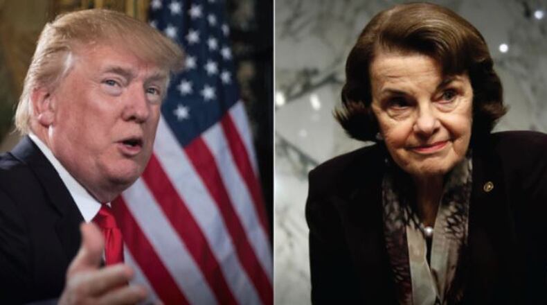 President Trump claimed Sen. Feinstein said “there is no collusion.” Feinstein actually said collusion is “an open question.”
