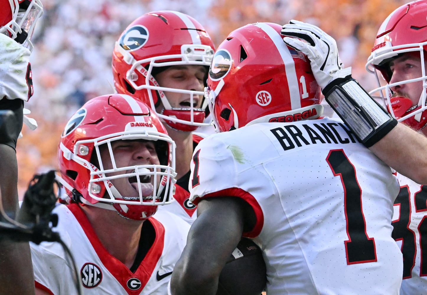 Georgia vs. Tennessee football
