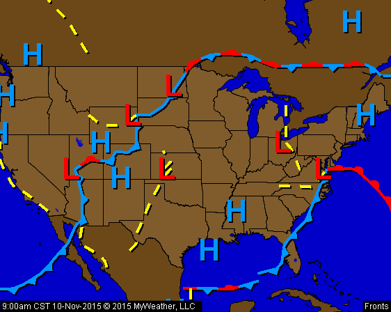 USA Storm Fronts