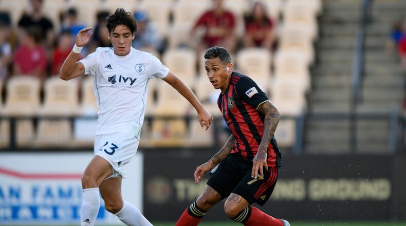 Images from the match between Atlanta United w and Swope Park at Fifth Third Bank Stadium in Kennesaw, Georgia on Friday, August 16, 2019. (Photo by AJ Reynolds/Atlanta United)