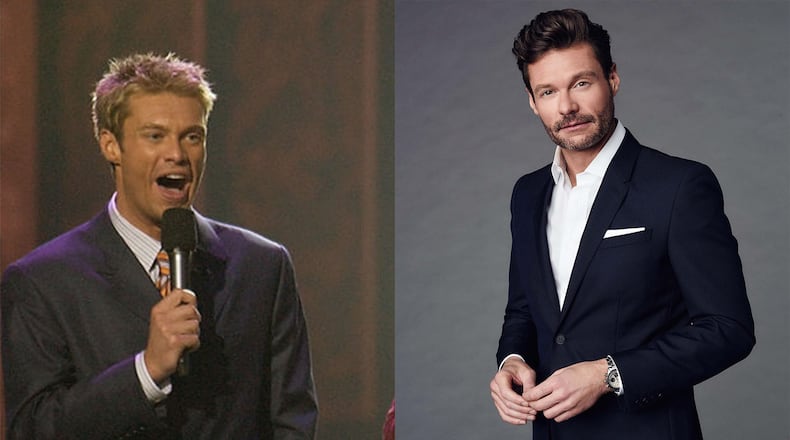 Ryan Seacrest in 2002 and Ryan Seacrest in 2015. CREDIT: Fox
