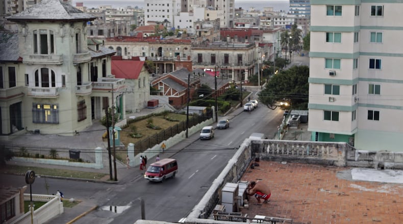View from the rooftop dining tables of Cafe Laurent, one of the small businesses allowed under reforms made by Raœl Castro. In the distance is the Straits of Florida. The launch of Atlanta-Havana airline flights could open business opportunities for Georgia companies. BOB ANDRES /BANDRES@AJC.COM