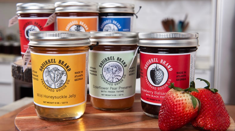 Foraged jellies like wild honeysuckle are a specialty of Squirrel Brand Preserved Goods. (Courtesy of Joann Vitelli)