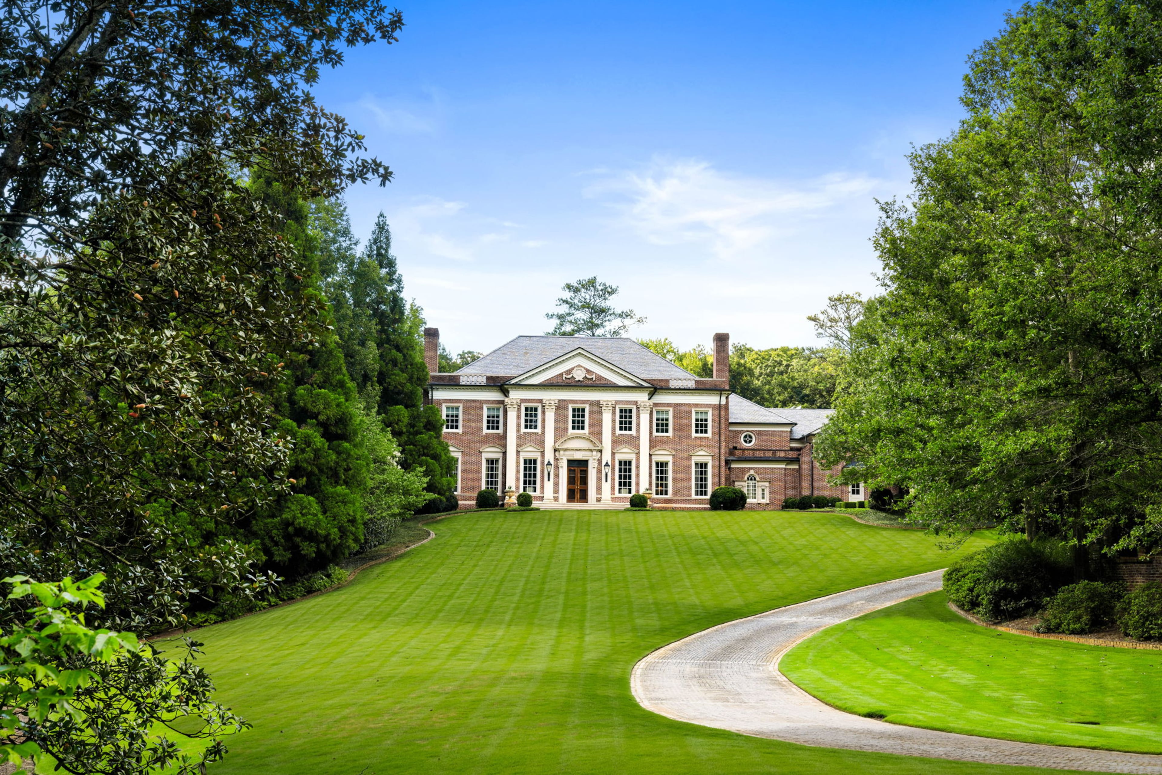 Sold for $12,865,000, the Buckhead property features over 14,000 square feet of living space in the main house alone.