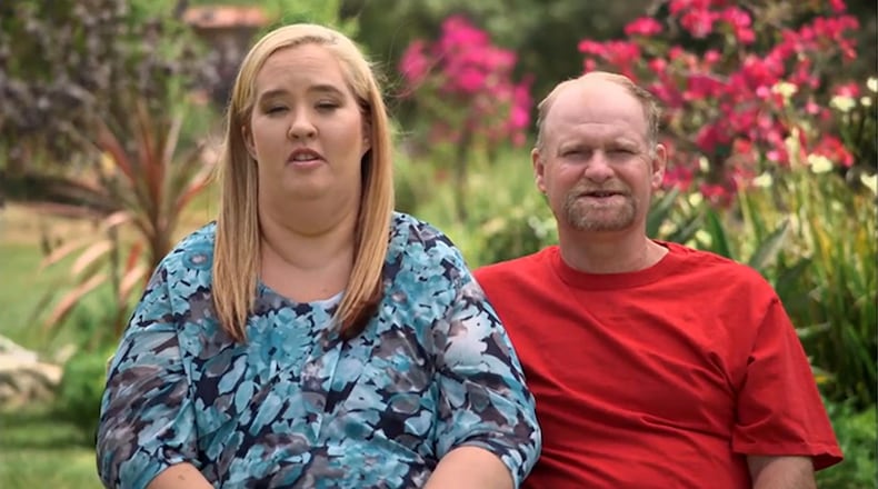 Mama June with Sugar Bear of "Honey Boo Boo" fame on "Marriage Boot Camp: Reality Stars" season five starting December 4, 2015. CREDIT: WE-TV
