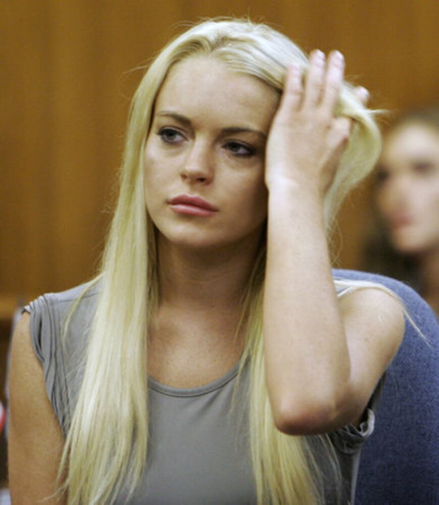 Lindsay Lohan's courtroom chic
