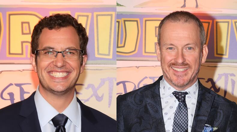 Rick Devens and Ron Clark at the "Survivor 38" finale in Los Angeles May 15, 2019.