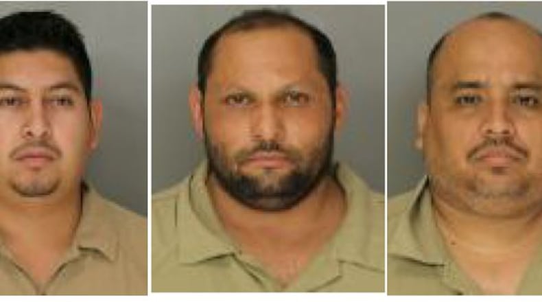 Jorge Arreola-Camarena (left), Fidel Ayala-Agurrie (center), Martin Cuellor Lopez.