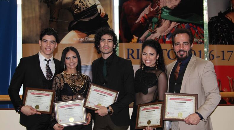 During the premiere of Breathe, the Domínguez family (Aarón, Stephano, Blanca, Nicolás and Raquel) were recognized for their artistic and community contributions in Georgia. Alberto Brown RodriguezMundoHispanico