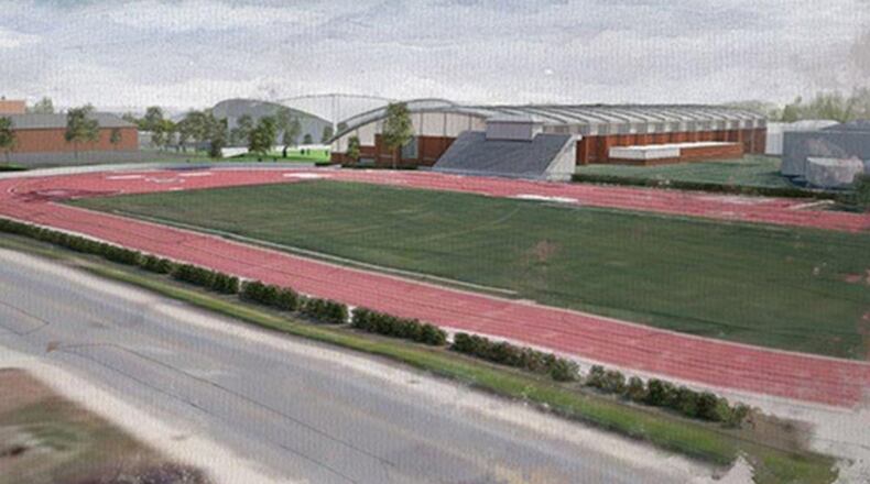 Rendering of UGA practice facilities