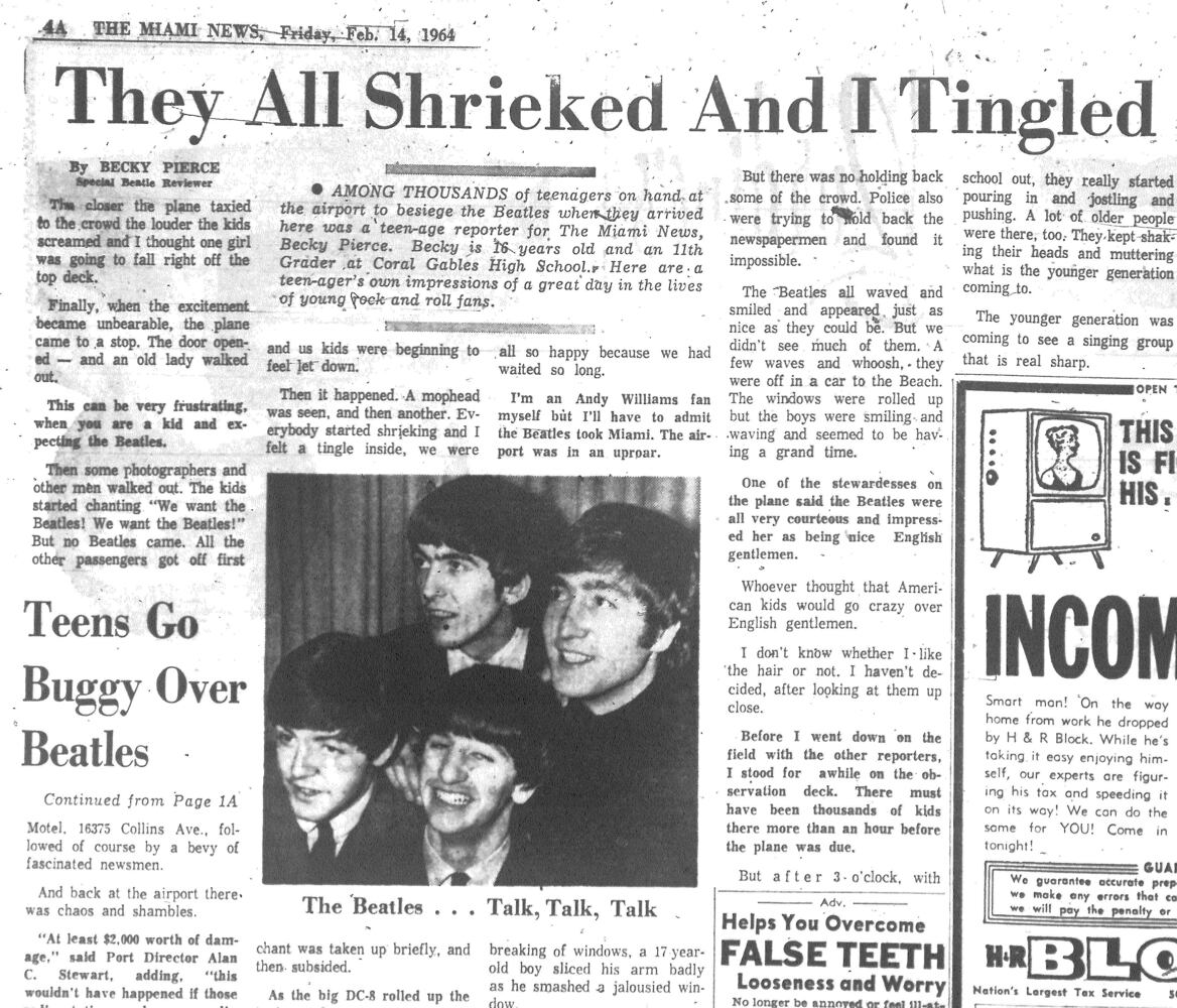 The Beatles visit Florida: Week of Feb. 16, 1964