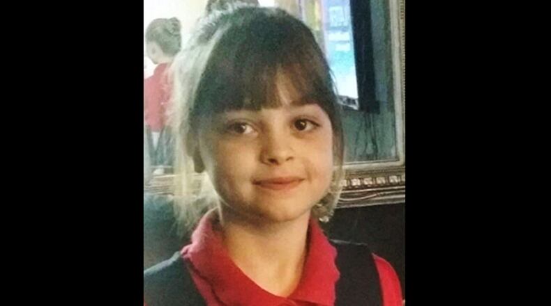 This undated photo obtained by the Press Association on Tuesday, May 23, 2017, of Saffie Roussos, one of the victims of an attack at Manchester Arena, in Manchester, England, which left more than a dozen dead on Monday. A suicide bomber blew himself up as concert-goers left a show by the American singer Ariana Grande. (PA via AP)