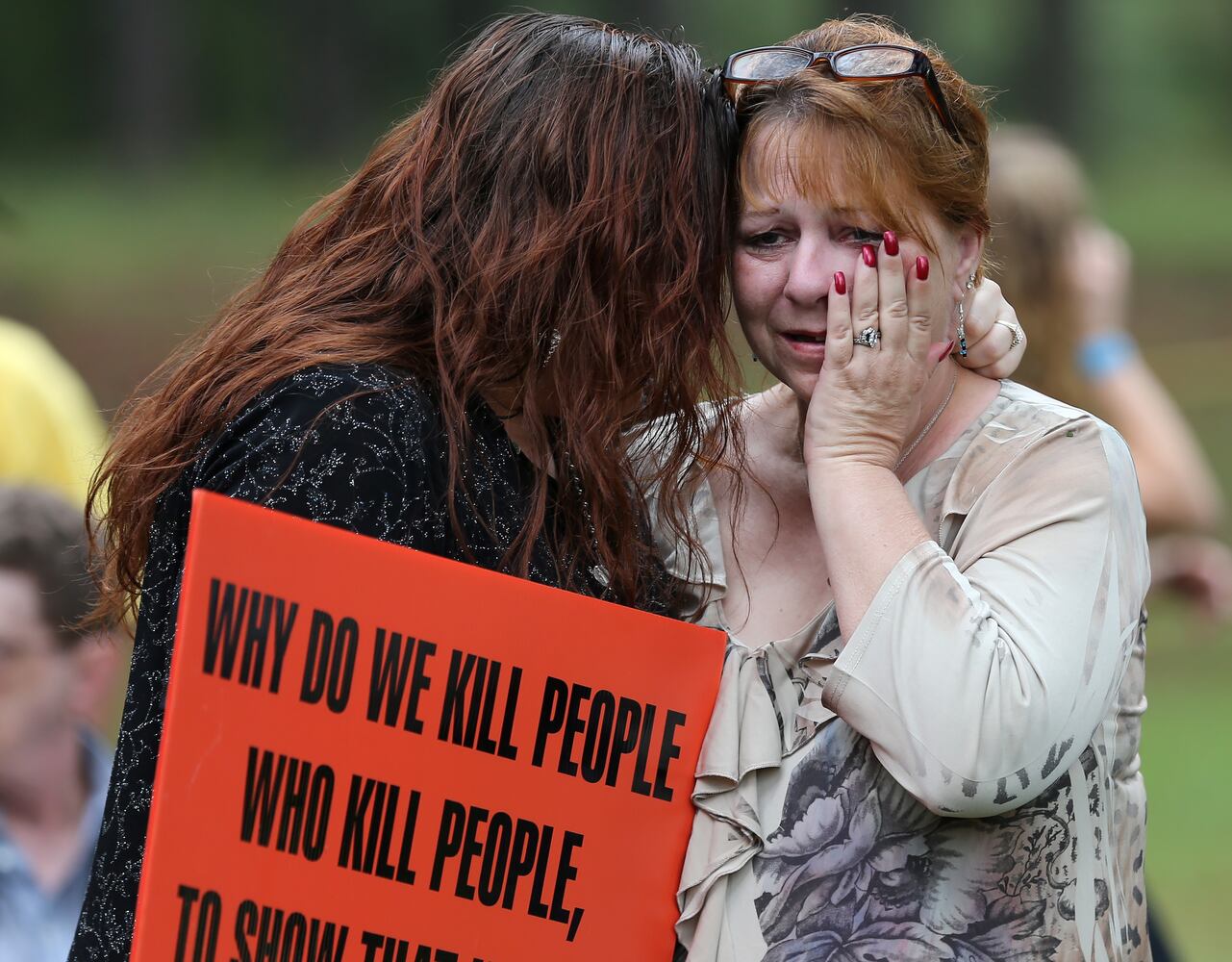 Sept. 29, 2015, outside execution site