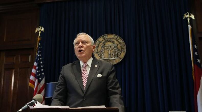 Gov. Nathan Deal. BOB ANDRES / BANDRES@AJC.COM