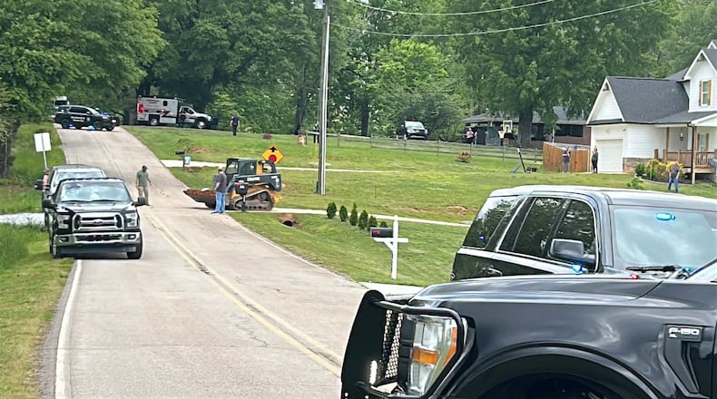 An antique cannonball led to a road closure and some homes to be evacuated Tuesday in Habersham County, officials said.