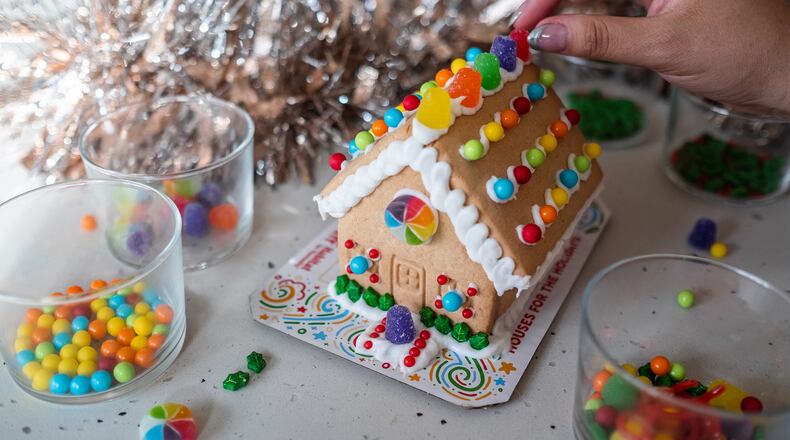 Gingerbread house kit from Lazy Dog Restaurant & Bar. Courtesy of Lazy Dog Restaurant & Bar