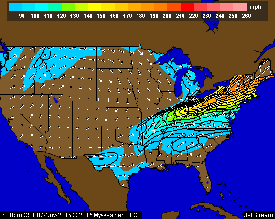USA Jet Stream Loop