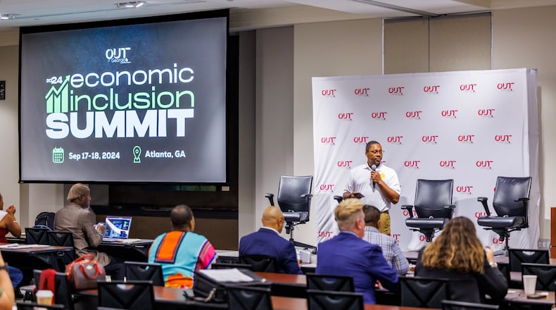 OUT Georgia Business Alliance's 2024 Economic Inclusion Summit at the Federal Reserve Bank of Atlanta.
Courtesy of OUT Georgia Business Alliance Photo Credit: © Mark Morin markmorinii.com @markmorinii