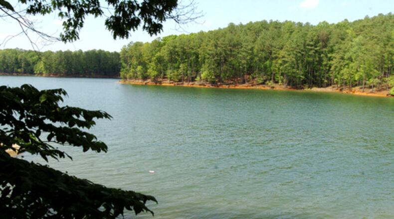 An Ellijay man died Thursday morning after being pulled from 15 feet of water in Lake Allatoona, according to officials.