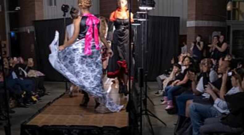 A branch of the Gwinnett County Public Library hosted a fashion show with designs created by student patrons from start to finish.