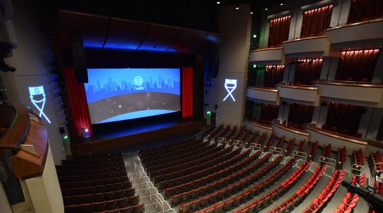 Byers Theatre, a part of City Springs, a $229 million arts-and-government complex in Sandy Springs. An early sell-out of a much-anticipated Itzhak Perlman concert has some residents upset. Two-thirds of the tickets were not available for ordinary purchase. HYOSUB SHIN / HSHIN@AJC.COM