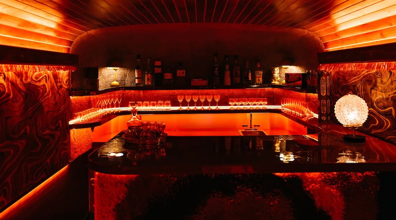 An omakase-style cocktail bar opens this month in a vintage bus behind Muchacho.