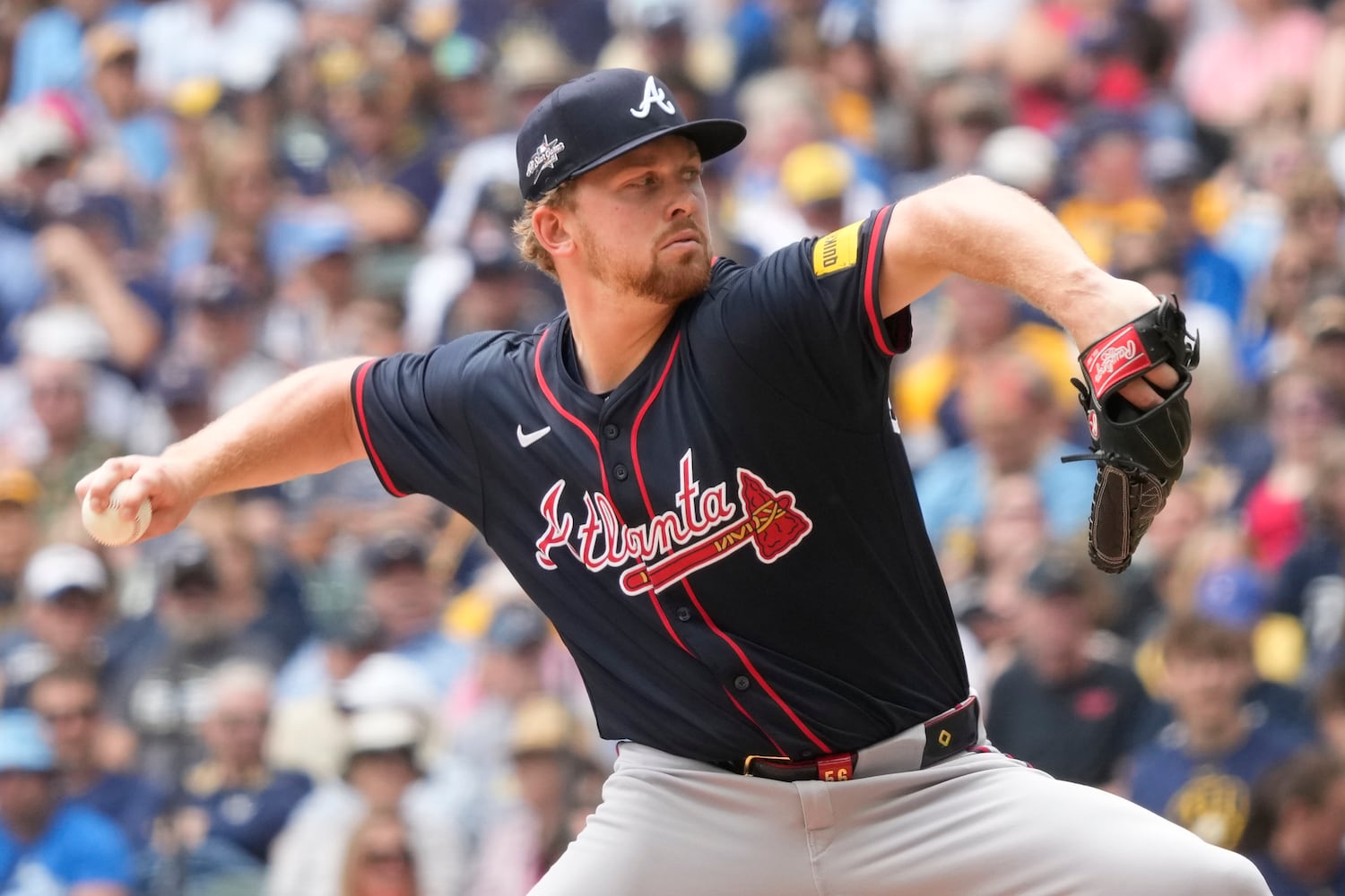 Braves Brewers Baseball