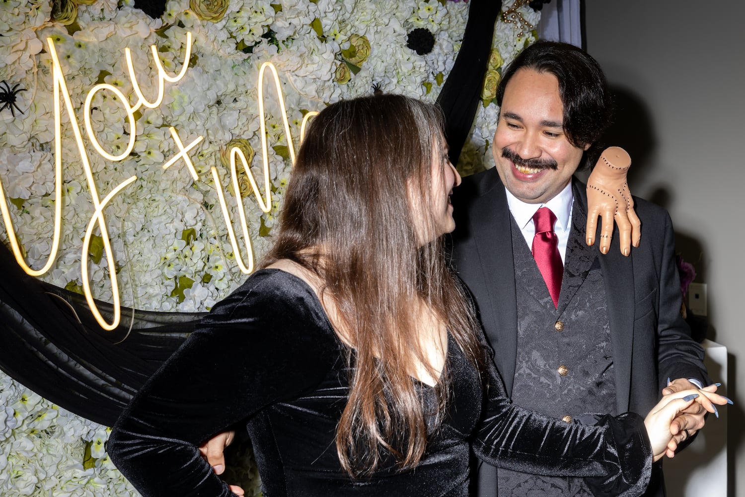 ‘Til death do us part: Metro Atlanta couples tie the know on Halloween

