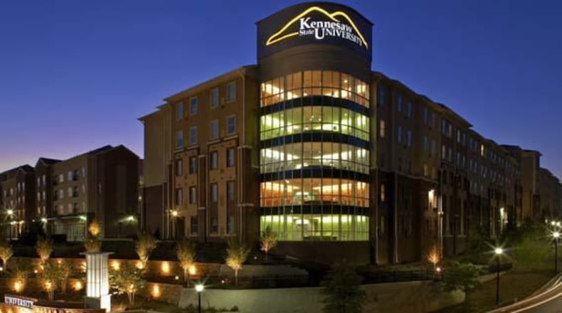 Kennesaw State University will receive a boost of almost 200 units in nearby student housing from a private developer. AJC file photo