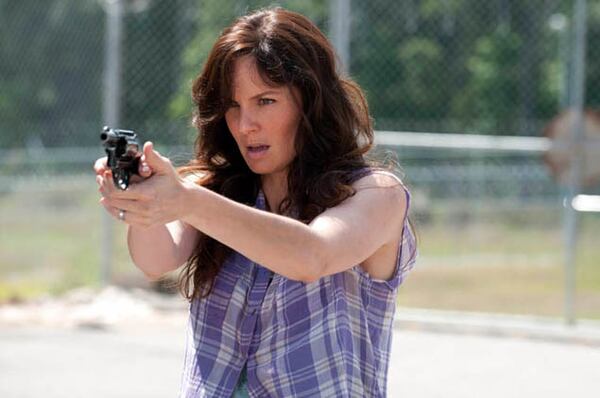  Lori Grimes (Sarah Wayne Callies) annoyed the heck out of viewers but her death was still tough to watch. CREDIT: AMC