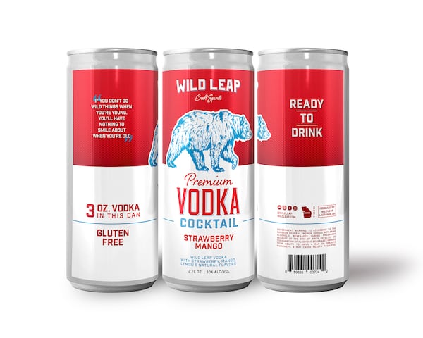 Wild Leap's premium vodka now comes in the form of 12-oz ready-to-drink canned cocktails
Courtesy of Wild Leap