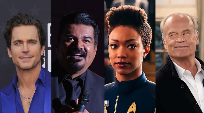 SCAD TVfest in Atlanta Feb. 7-10, 2024 will feature visits from actors like Matt Bomer, George Lopez, Sonequa Martin-Green and Kelsey Grammer. CREDIT: AP/CBS/PARAMOUNT+