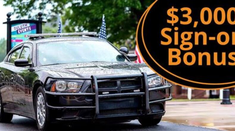 The Duluth Police Department is currently accepting applications for new police officers. Certified officers will be given a $3,000 sign-on bonus. (Courtesy City of Duluth)