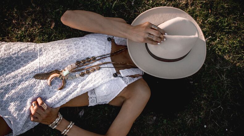 Beautiful necklaces from Boho Gal's Summer Tribe collection.