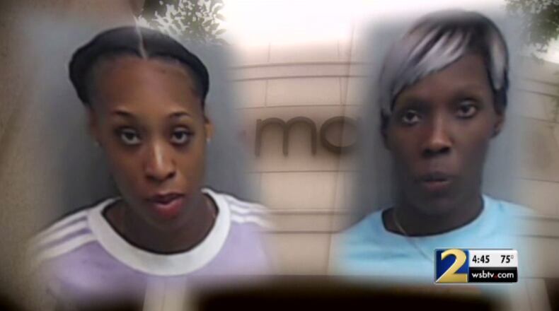 Raleah Leland (left), Devon Favors