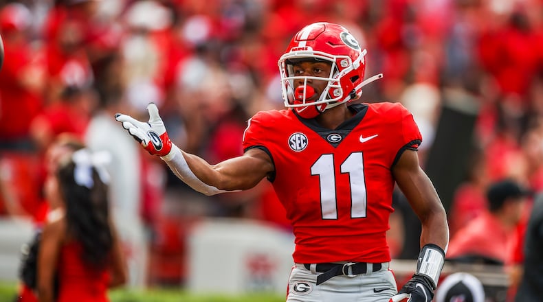 Georgia football-South Carolina-Arian Smith