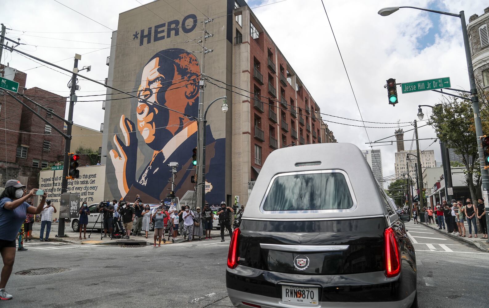 John Lewis Motorcade