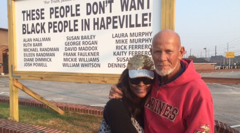 Joshua Patton and his wife Telyncia Patton (TAMMY JOYNER / tjoyner@ajc.com)