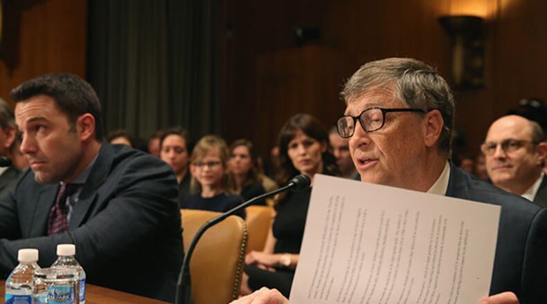 Ben Affleck likes hanging out with guys named Gates. (Getty Images)